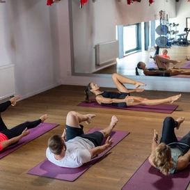 skupinové cvičenie Pilates v centre VIGEO v Trnave